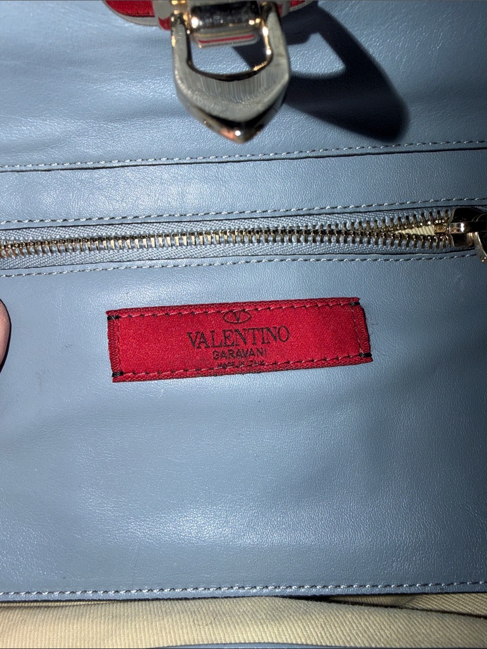 Valentino Small Rockstud Tote/Satchel - Picture 2 of 6